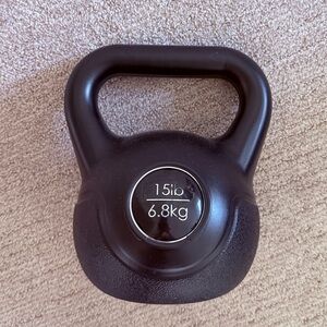 15 lb Kettlebell – Home Gym Strength Training Weight